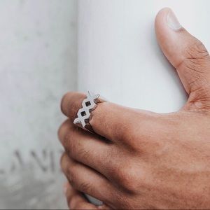 VITALY XXX SILVER RING (size 6) ⛓ BRAND NEW IN BOX